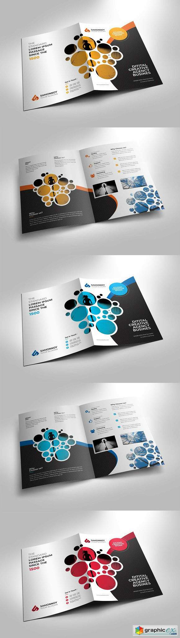Corporate Bi-fold Brochure Template 2684022