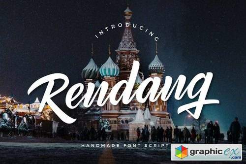 Rendang - Handmade Font