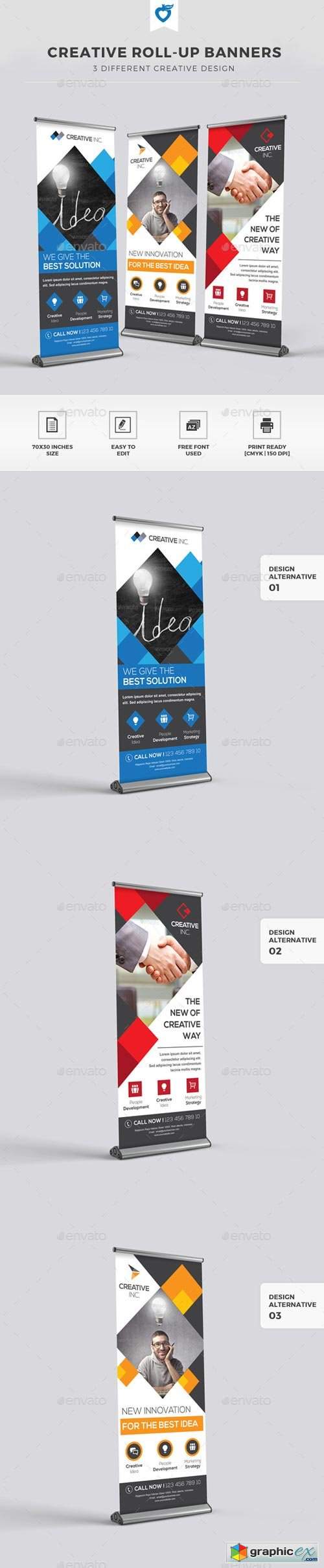 Creative Roll-up Banners