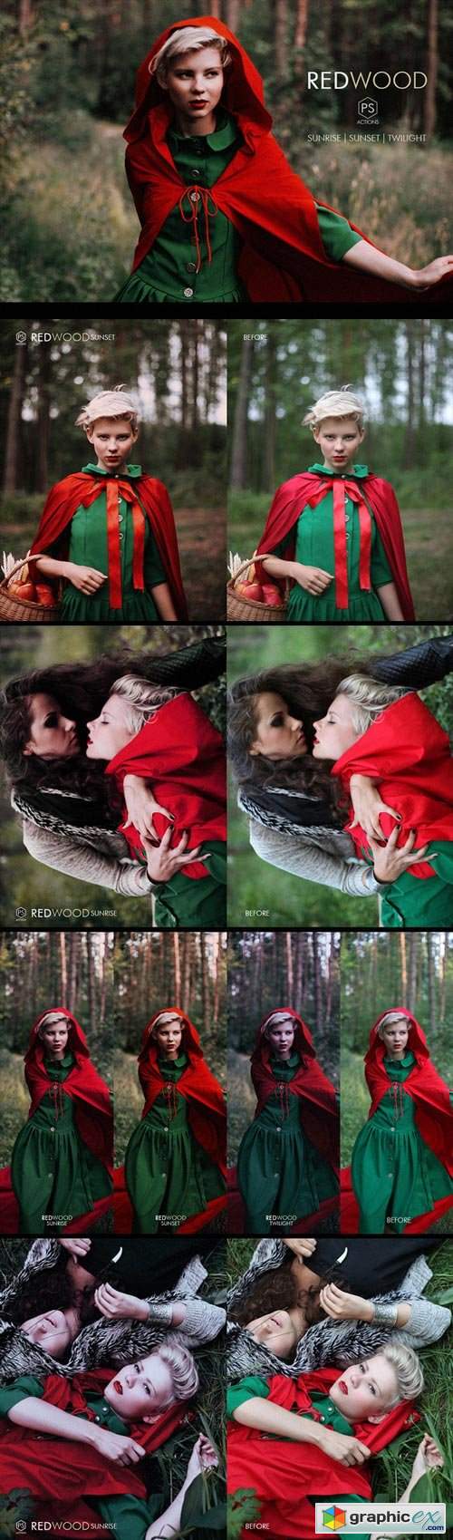 Redwood Fantasy Photoshop Actions