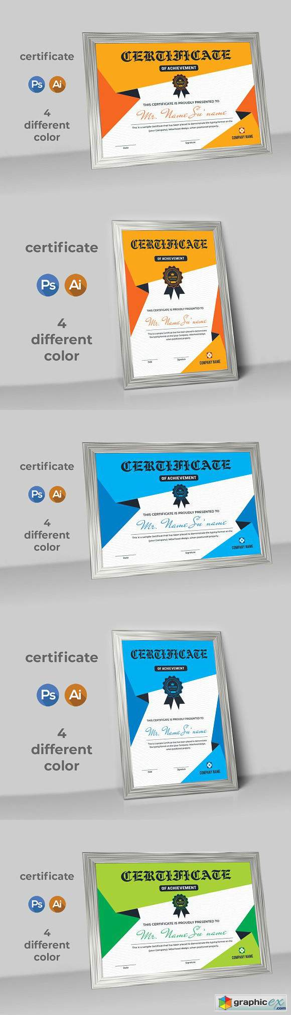 Certificate Print Ready Template 2708485