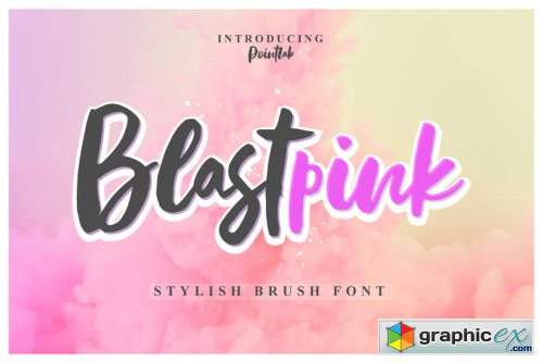 Blastpink Script Font