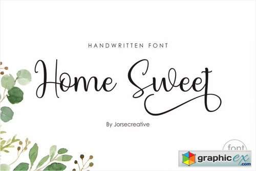 Home Sweet Font Family - 2 Fonts