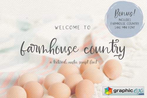 Farmhouse Country - 2 Fonts