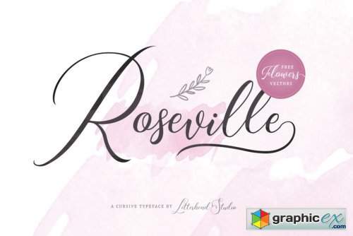 Roseville Script Font