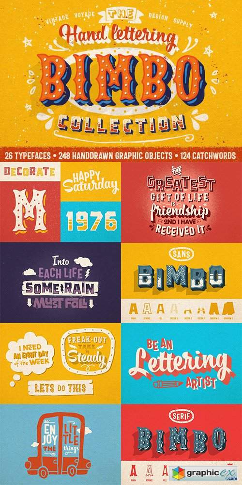 BIMBO Hand Lettering Collection