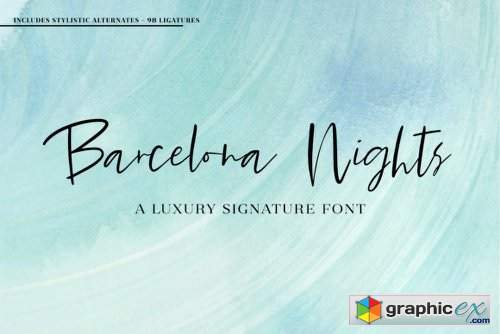 Barcelona Nights Font