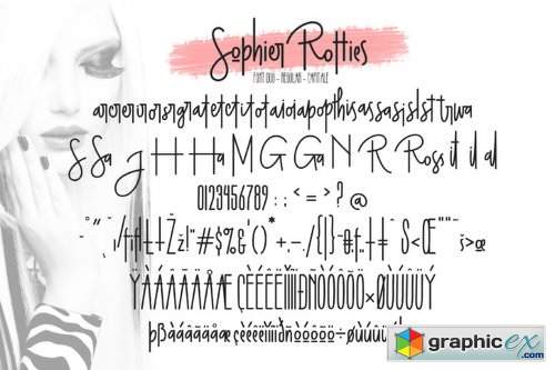 Sophier Rotties DUO - 2 Fonts