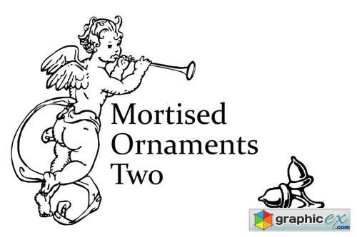 Mortised Ornaments Font