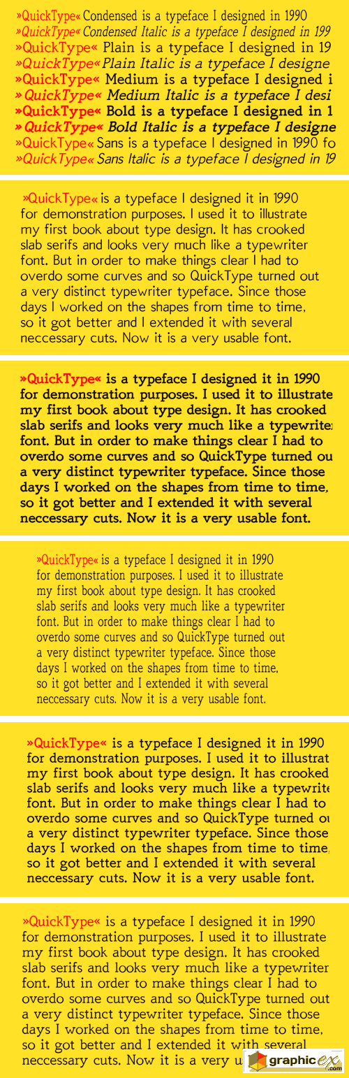 QuickType Font Family