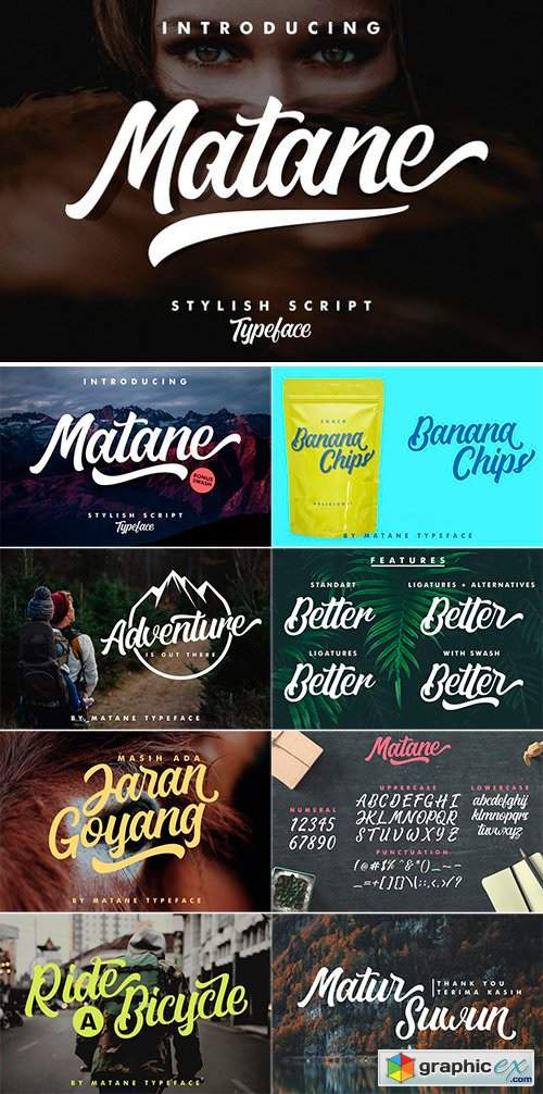 Matane Typeface + Swash