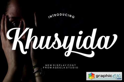 Khusyida Script Font