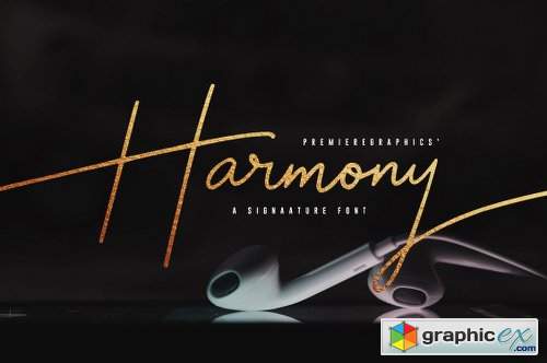 Harmony Script Font Family - 2 Fonts