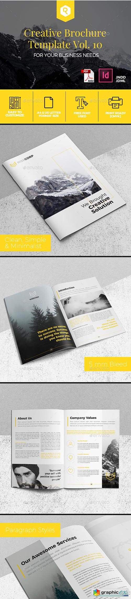 Creative Brochure Template Vol. 10