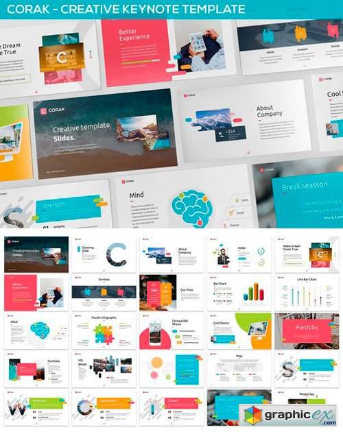 Corak - Creative Keynote Template