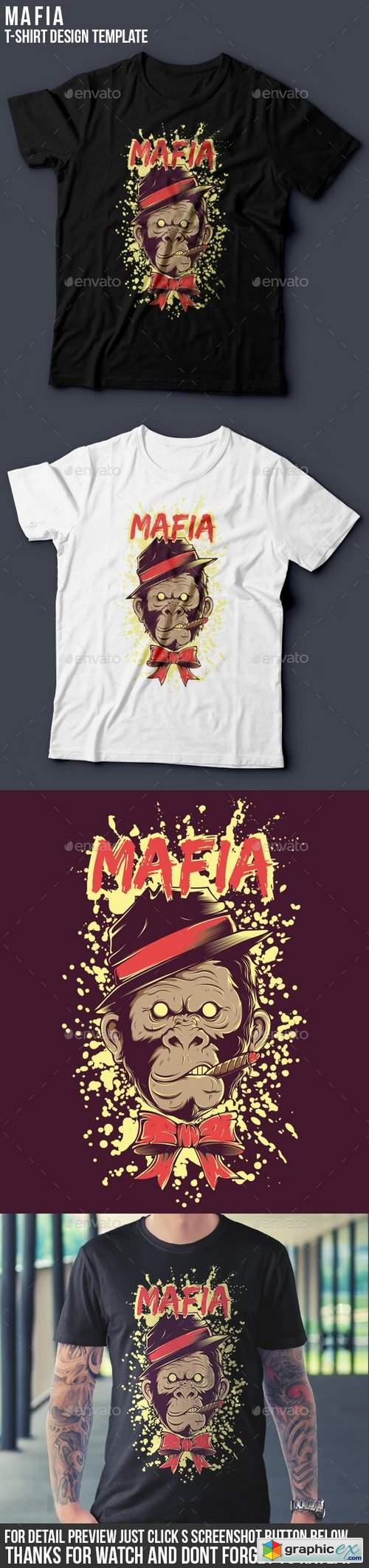 Mafia T-shirt Template