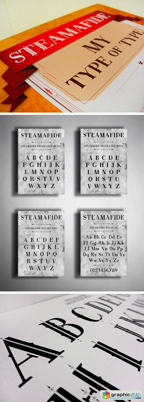 Steamafide Font Family