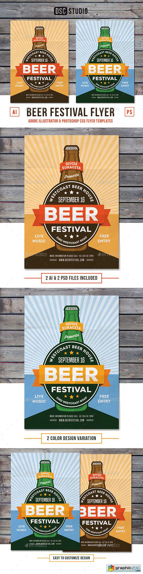 Beer Festival Flyer 17831673