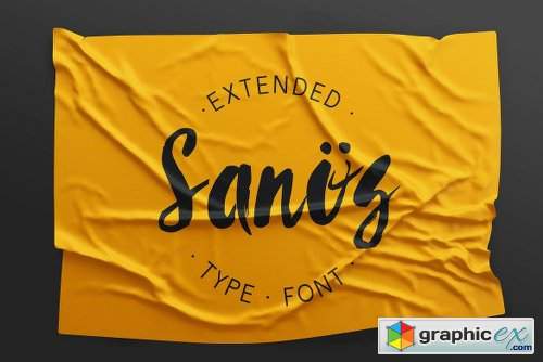 Sanos Extended Script Font