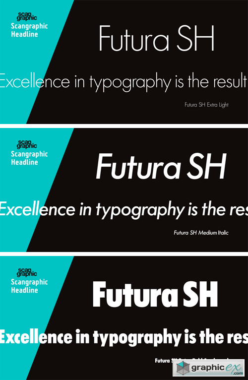 Futura SH Font Family