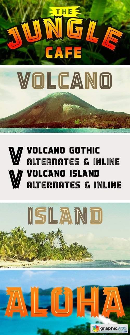Volcano Font Family