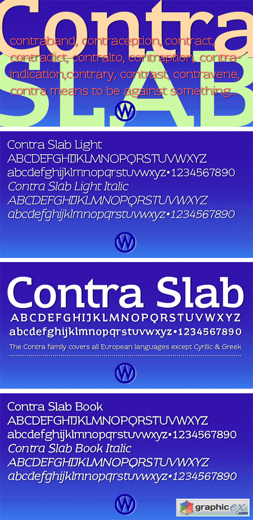 Contra Slab Font Family
