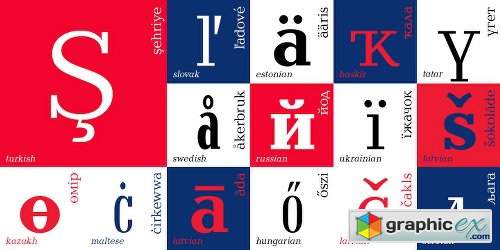 Baltica Font Family - 8 Fonts