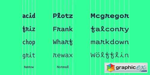 Monotalic Font Family - 12 FONTS