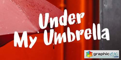 Under My Umbrella Font Family - 2 Fonts