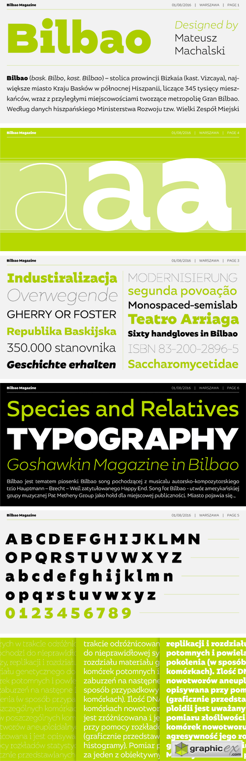 Bilbao Font Family