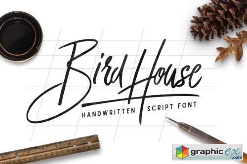 Bird House Script Font