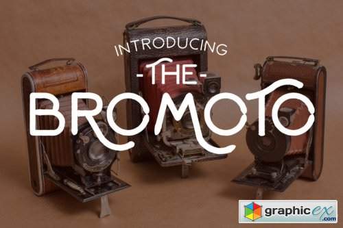 Bromoto Font Family - 2 Fonts