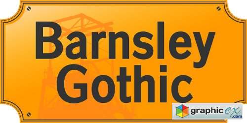 Barnsley Gothic Font Family- 9 Fonts