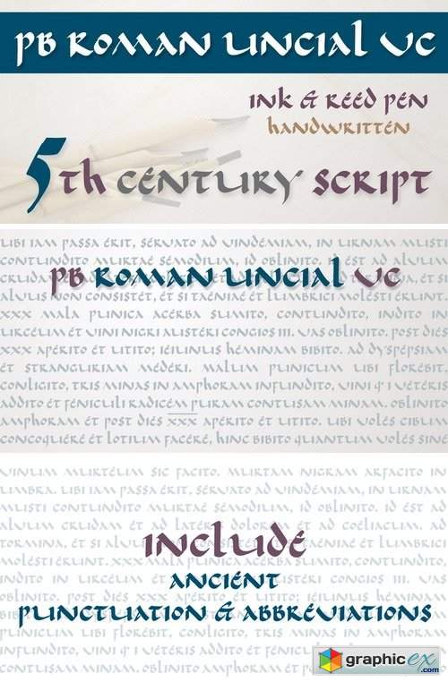 PB Roman Uncial Vc Font