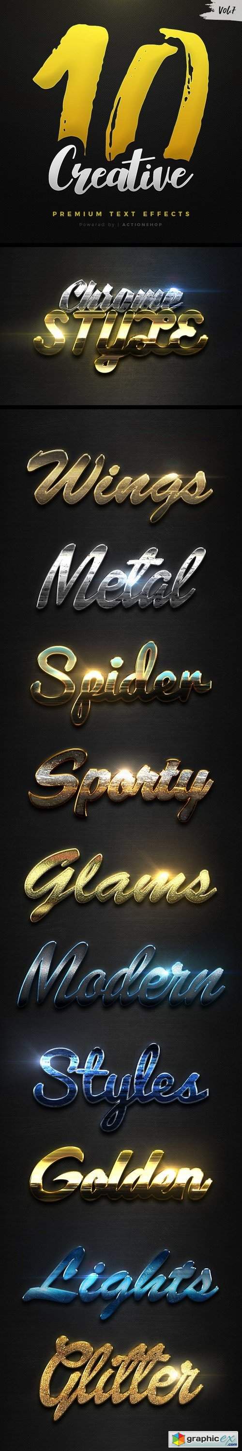 10 Creative Text Effects Vol.7