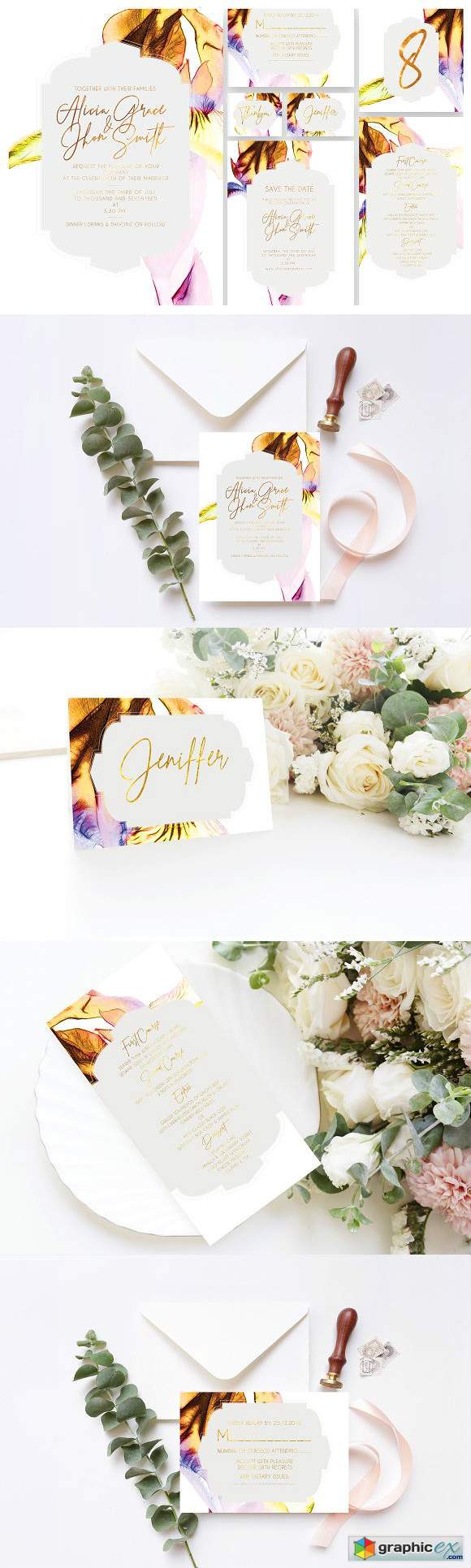 Shiny - Wedding Invitation Ac46