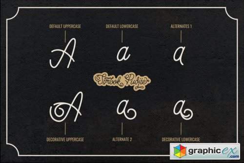 Simbok Pudjie Script Font Family - 2 Fonts