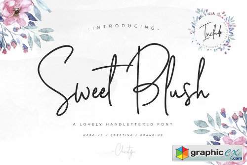 NEW! 40% OFF - Sweet Blush Font