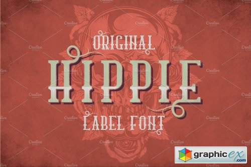 Hippie Modern Label Typeface