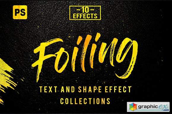 10 Foiling Photshop Layer Styles