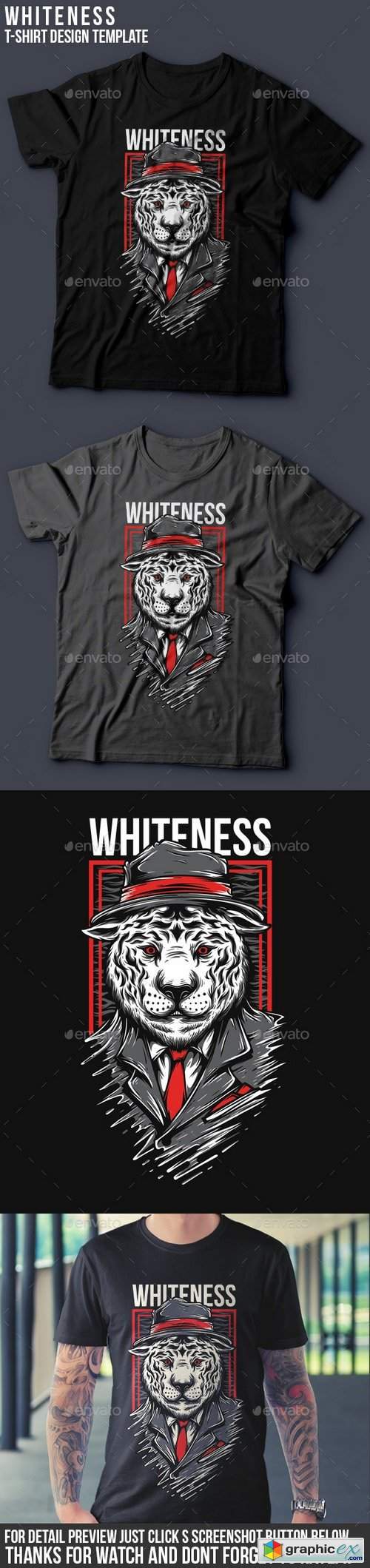 Whiteness T-Shirt Design