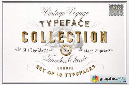 VV Typeface Collection 70% Off