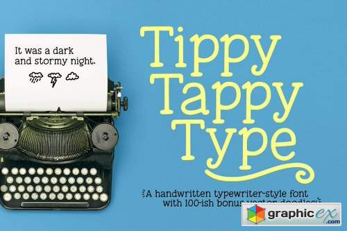 Tippy Tappy Type: A Typewriter Font!
