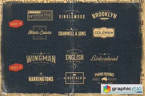 30 Vintage Logos Bundle
