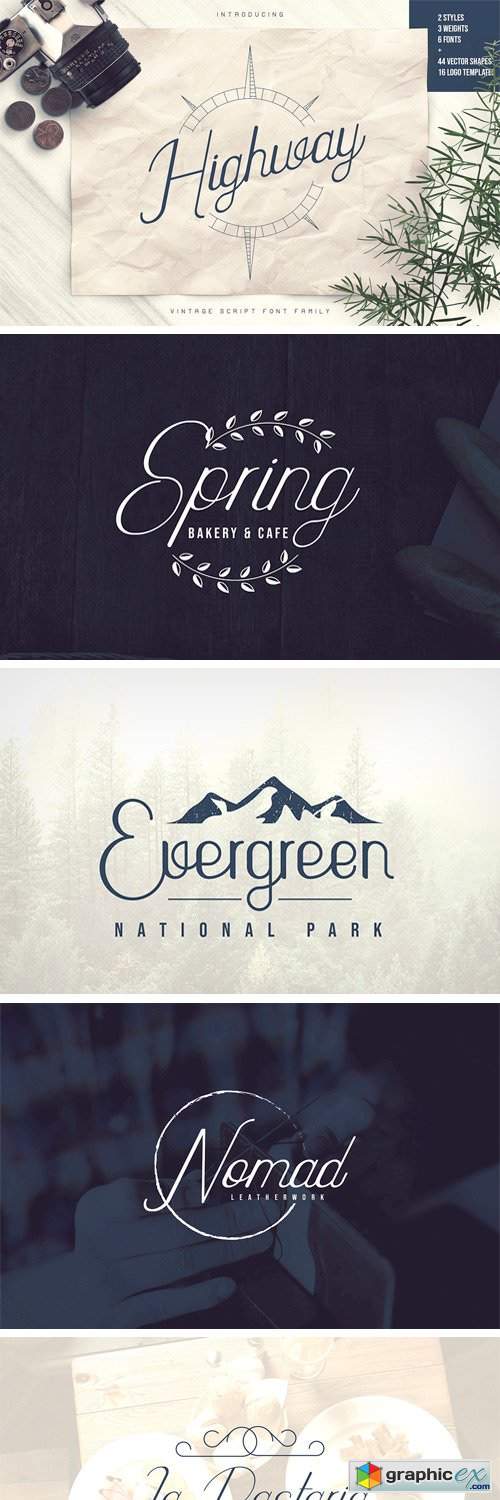 Highway Font Family