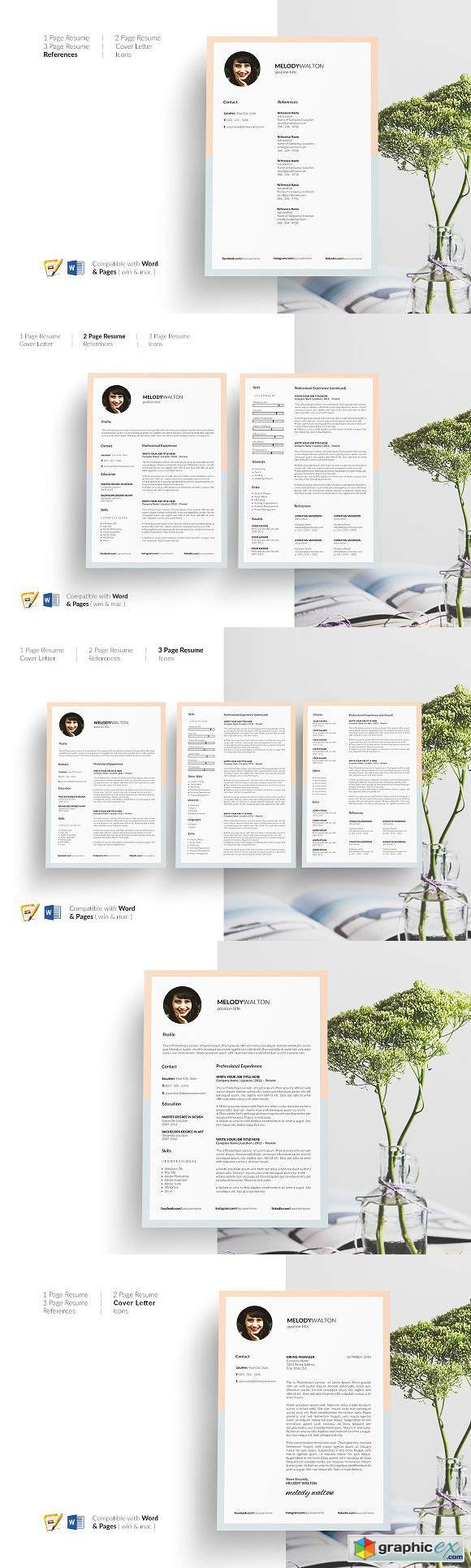 Resume Template CV Template 5 Page