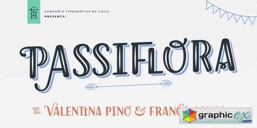 Passiflora Font Family - 7 Fonts
