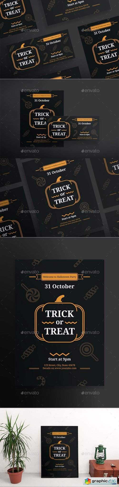 Trick Or Treat Flyers