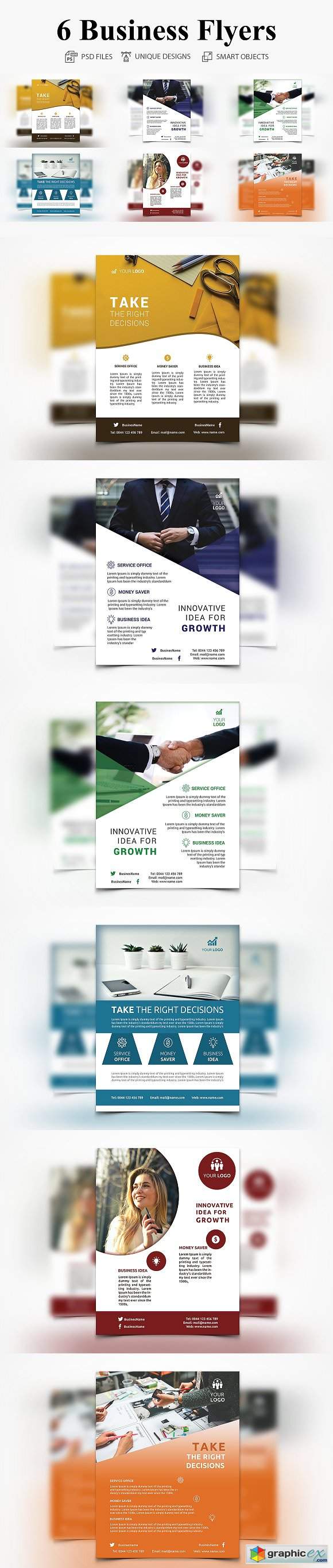 6 Business Flyers 2873269