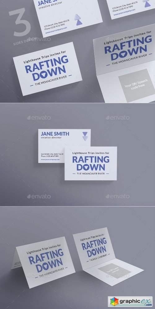 Rafting Business Card